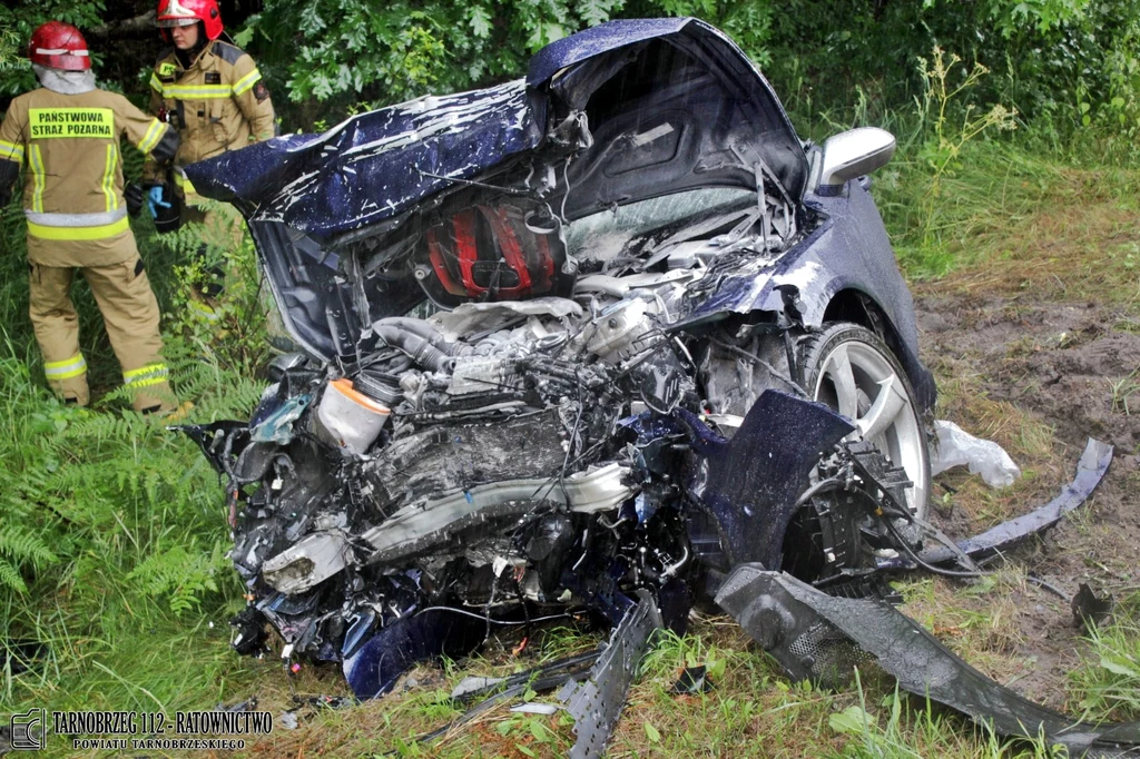 Pijany sprawca prowadził Audi S7