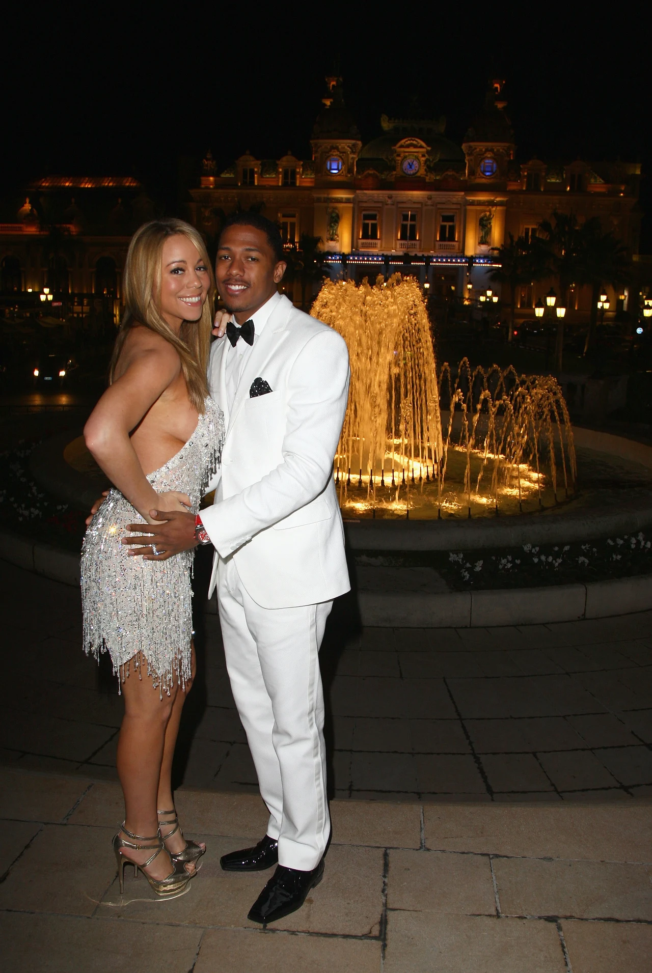 Mariah Carey i Nick Cannon w 2008 roku