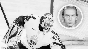 Matiss Kivlenieks - zdjęcie z profilu Łotewskiej Federacji Hokeja na Lodzie