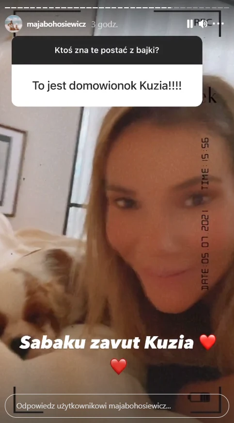 Nowy członek rodziny Mai Bohosiewicz, https://www.instagram.com/majabohosiewicz/ Nowy członek rodziny Mai Bohosiewicz, https://www.instagram.com/majabohosiewicz/