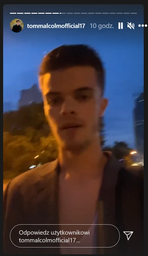 Tomasz Malcolm, syn Moniki Richardson Tomasz Malcolm, syn Moniki Richardson