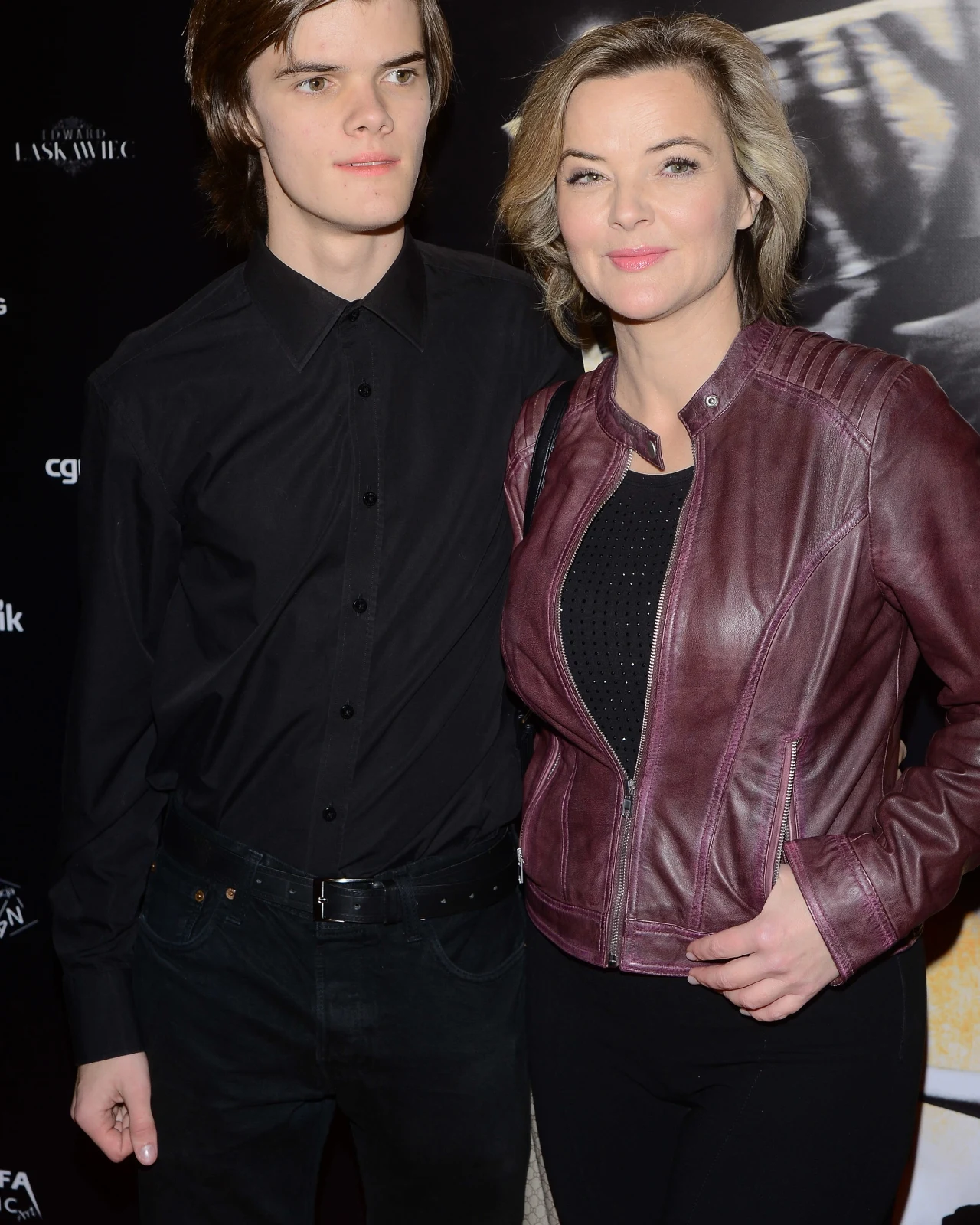 Monika Richardson z synem Tomaszem