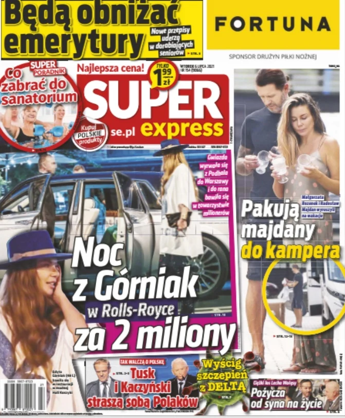 O wspólnej imprezie Edyty Górniak i Izabeli Janachowskiej donosi "Super Express"