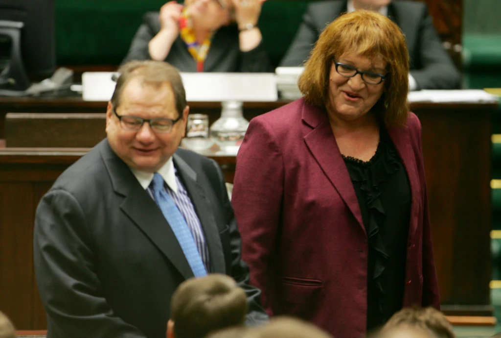 Ryszard Kalisz i Anna Grodzka