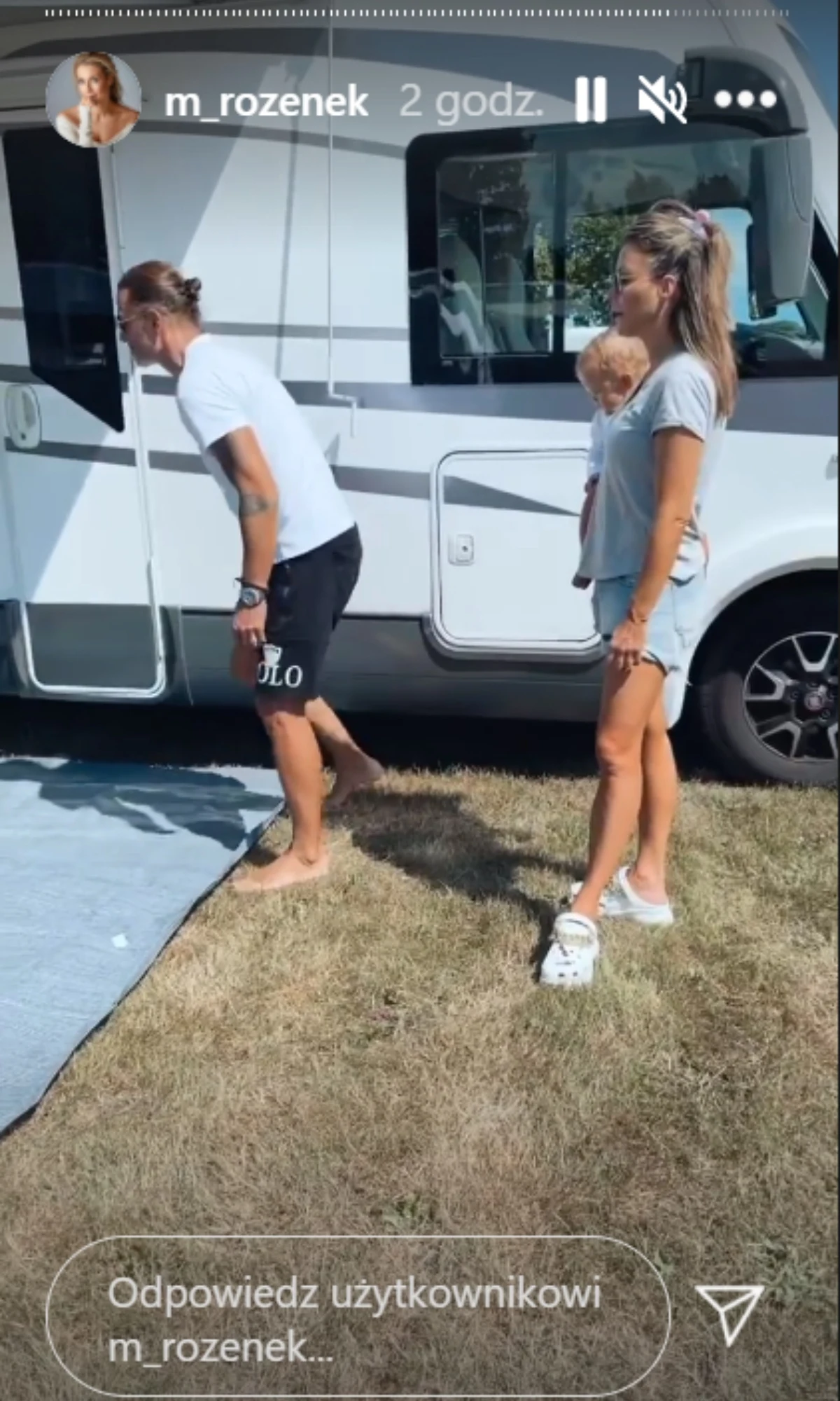 Majdanowie w Szwecji, fot. https://www.instagram.com/m_rozenek/ Majdanowie w Szwecji, fot. https://www.instagram.com/m_rozenek/