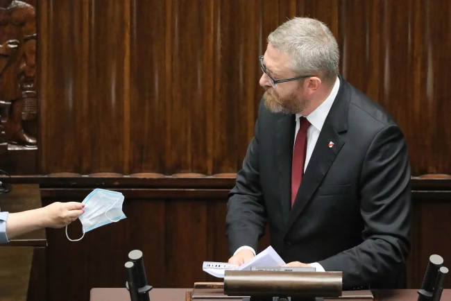 Poseł Konfederacji Grzegorz Braun Poseł Konfederacji Grzegorz Braun