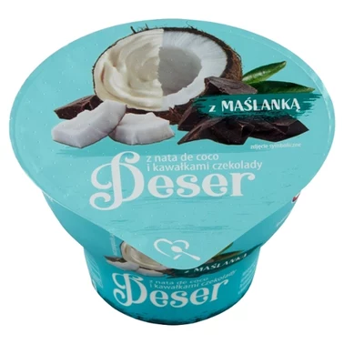 Mlekpol Deser z nata de coco i kawałkami czekolady 170 g - 0