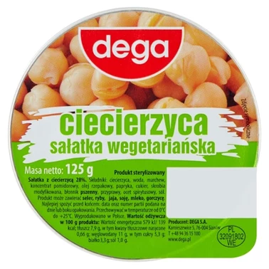 dega Ciecierzyca sałatka wegetariańska 125 g - 3