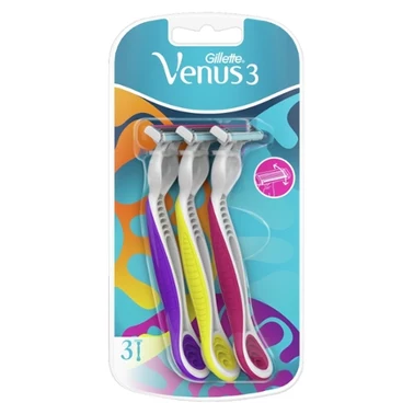 Gillette Venus 3 Colors Maszynki jednorazowe, liczba sztuk w opakowaniu: 3 - 5