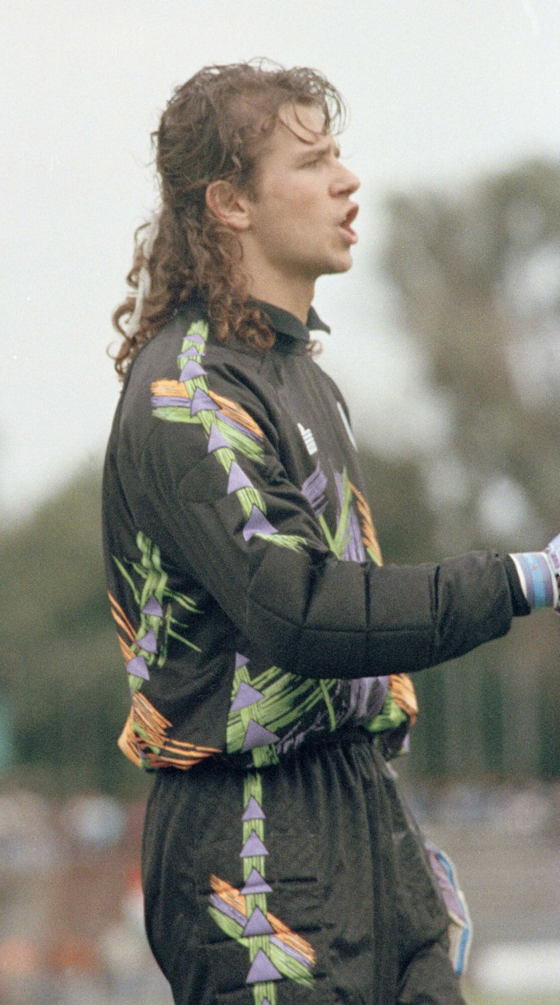 Radosław Majdan w czasach, gdy był bramkarzem Pogoni Szczecin, lata 90. Radosław Majdan w czasach, gdy był bramkarzem Pogoni Szczecin, lata 90.