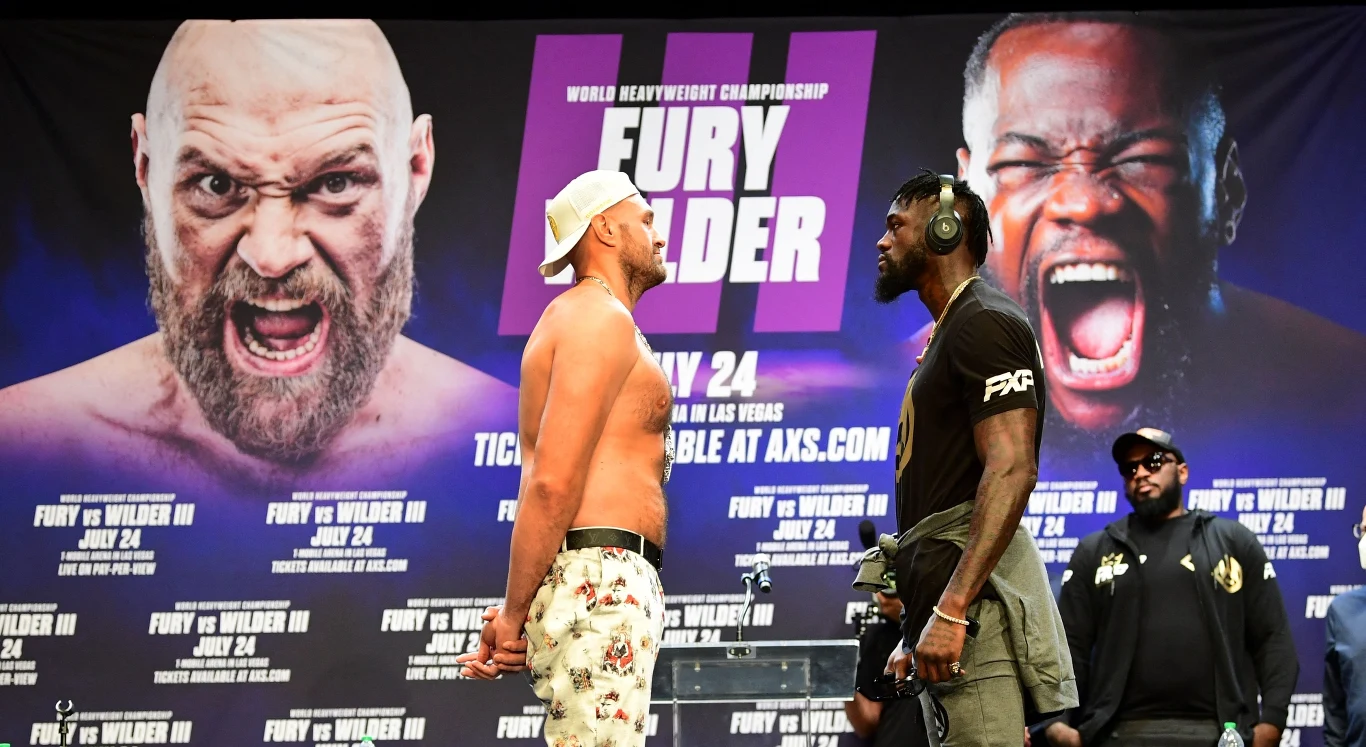 Tyson Fury i Deontay Wilder Tyson Fury i Deontay Wilder