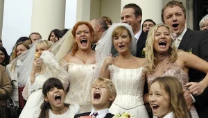 Joanna Brodzik na planie drugiego sezonu "Magdy M."