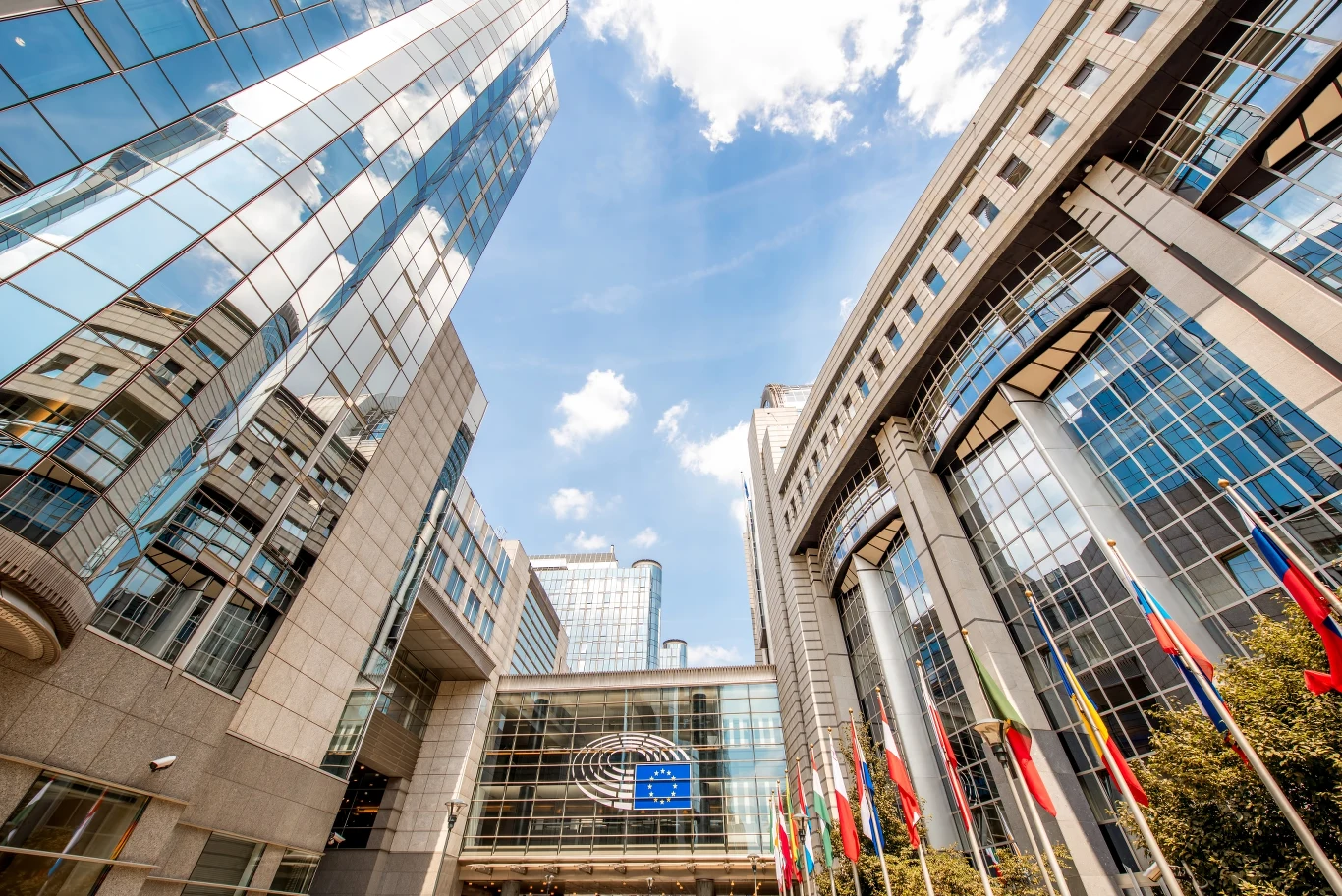 Budynki Unii Europejskiej również warto obejrzeć. W końcu to miejsce pracy aż 40 000 urzędników