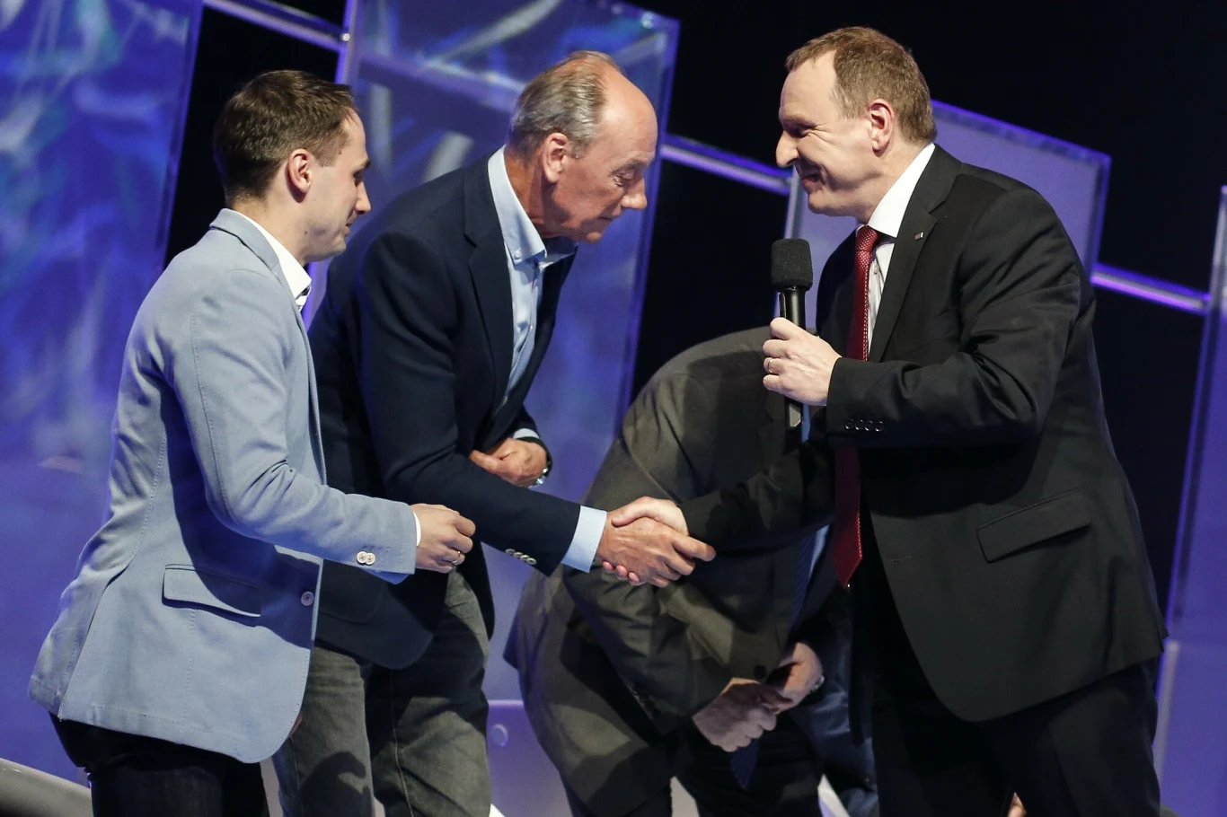 Dariusz Szpakowski i Jacek Kurski Dariusz Szpakowski i Jacek Kurski