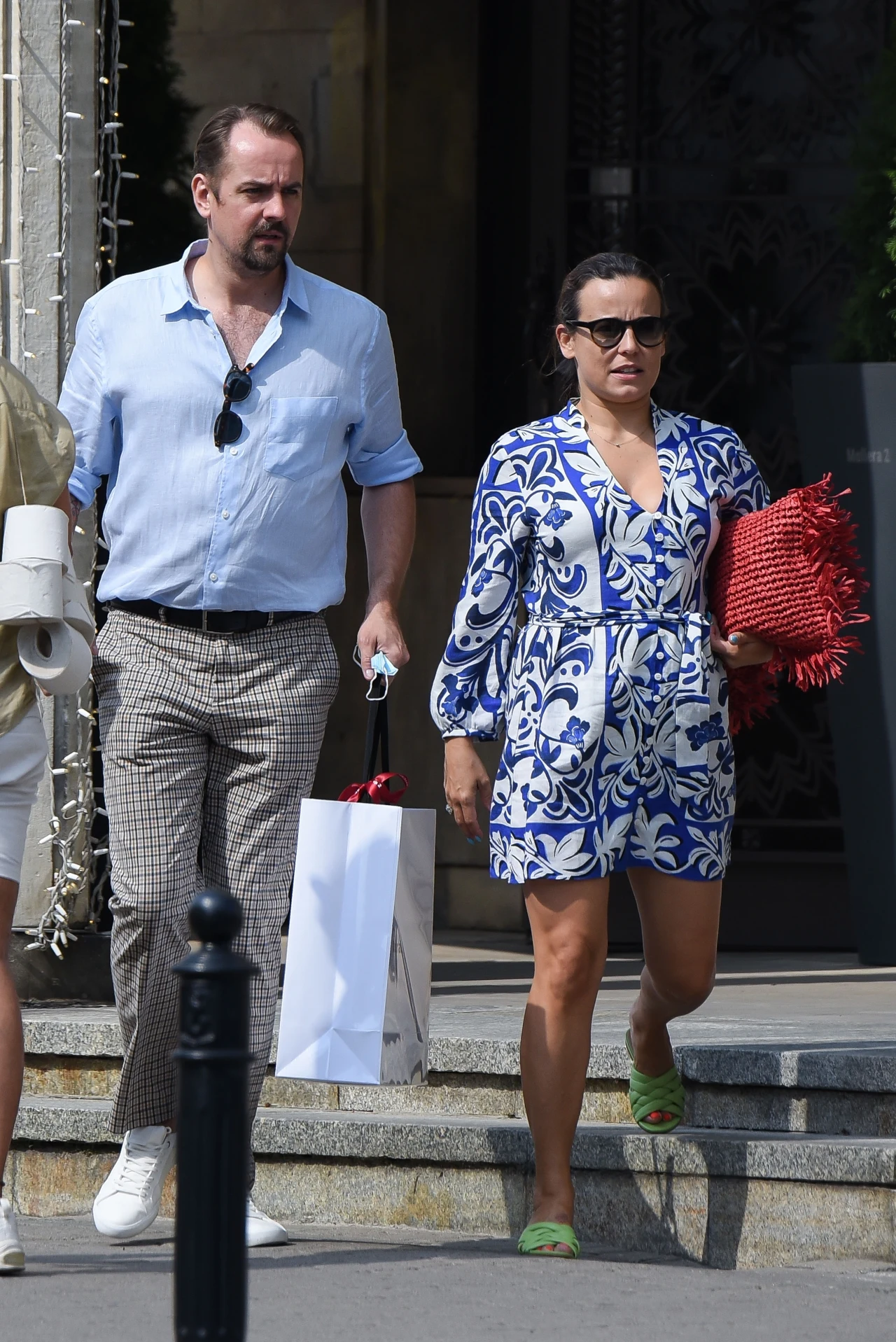 Anna Mucha z ukochanym na obiedzie Anna Mucha z ukochanym na obiedzie