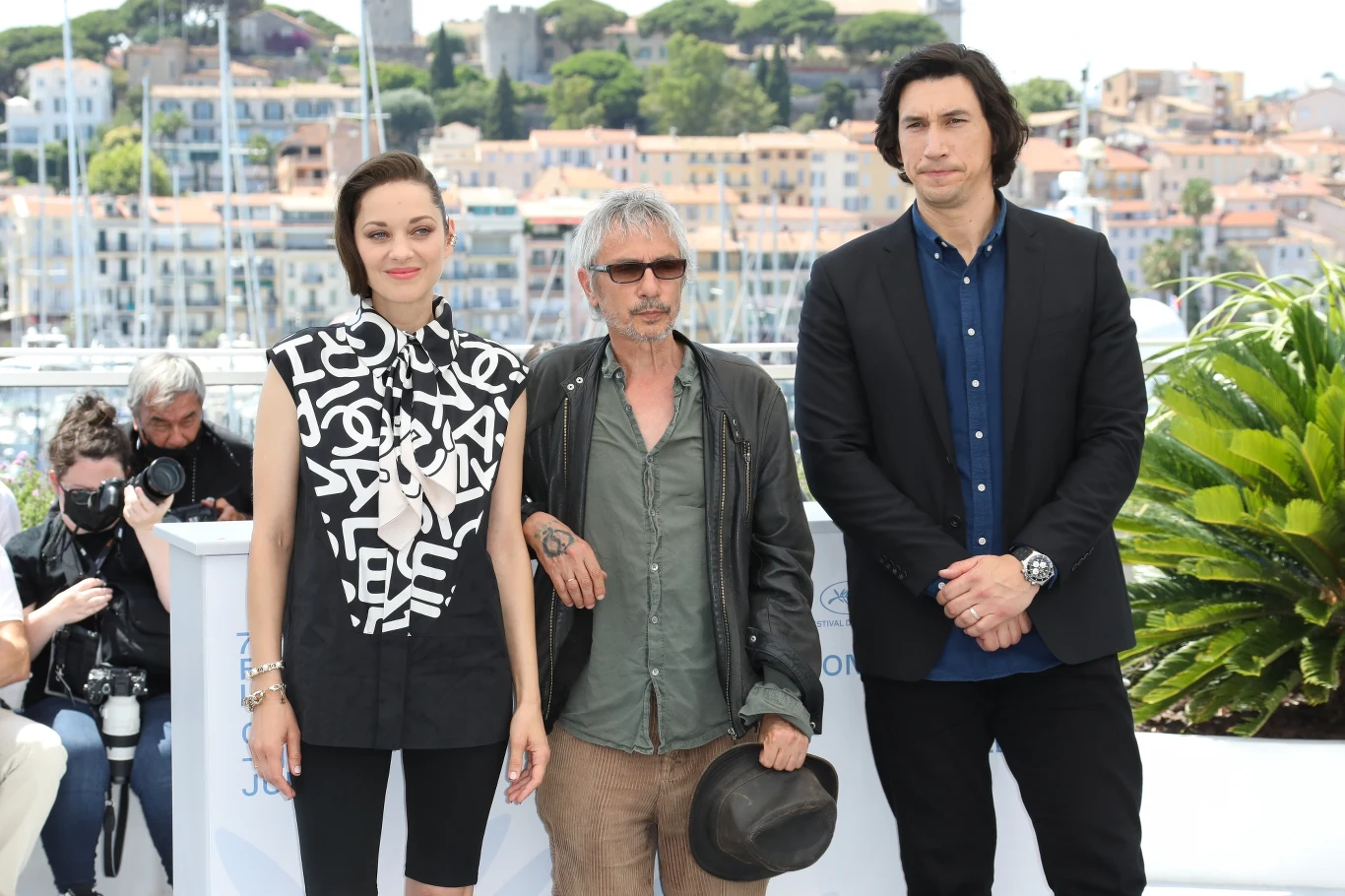 Marion Cotillard, Leos Carax, Adam Driver Marion Cotillard, Leos Carax, Adam Driver