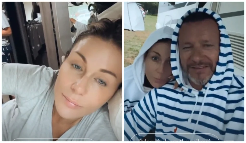 Majdanowie w Szwecji, fot. https://www.instagram.com/m_rozenek/