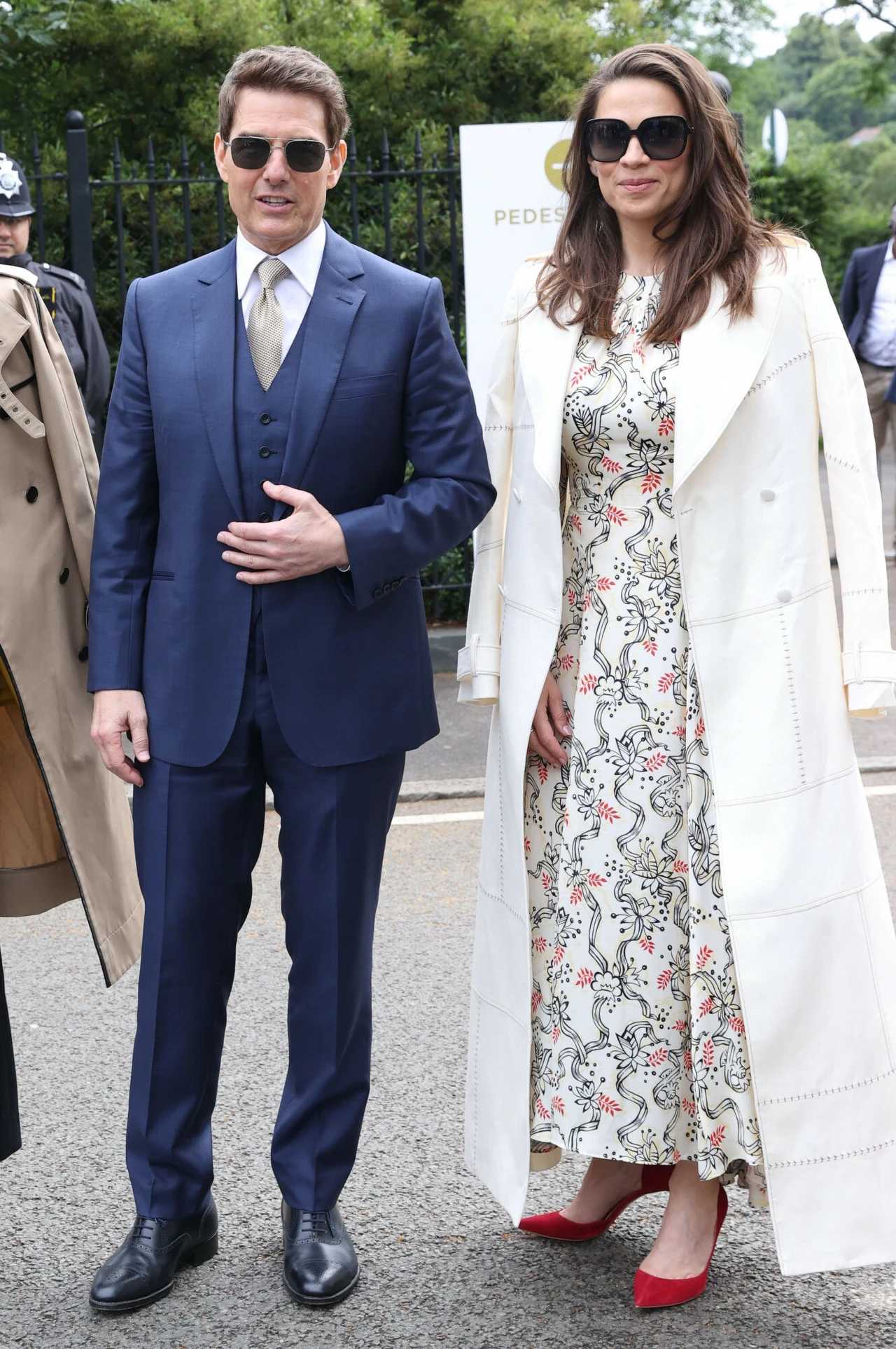 Tom Cruise z nową partnerką na Wimbledonie Tom Cruise z nową partnerką na Wimbledonie