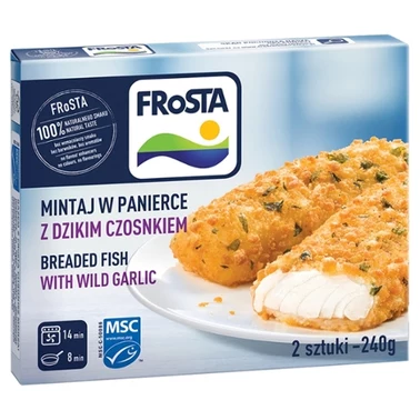 FRoSTA Mintaj w panierce z dzikim czosnkiem 240 g - 5