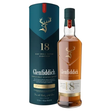 Glenfiddich Aged 18 Years Single Malt Scotch Whisky 700 ml - 0