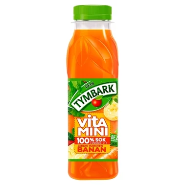 Tymbark Vitamini Sok polska marchew + banan jabłko 300 ml - 2