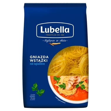 Lubella Makaron gniazda wstążki 400 g - 0