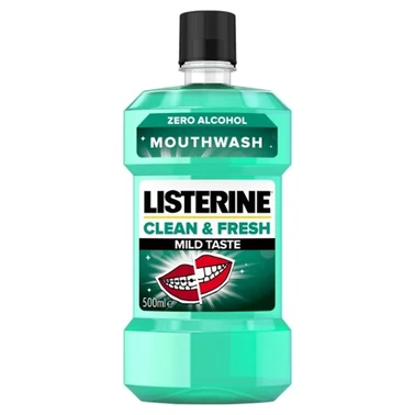 Listerine Clean & Fresh Płyn do płukania jamy ustnej 500 ml - 5