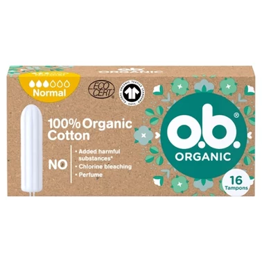 O.B. Organic Normal Tampony 16 sztuk - 2