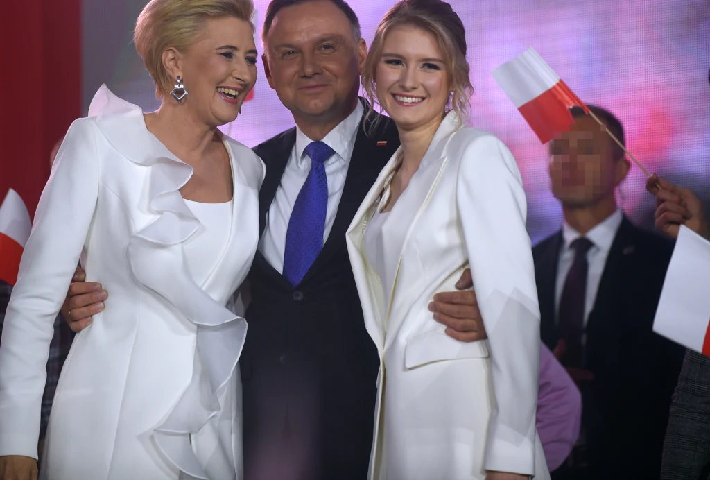 Agata Duda, Andrzej Duda i Kinga Duda 