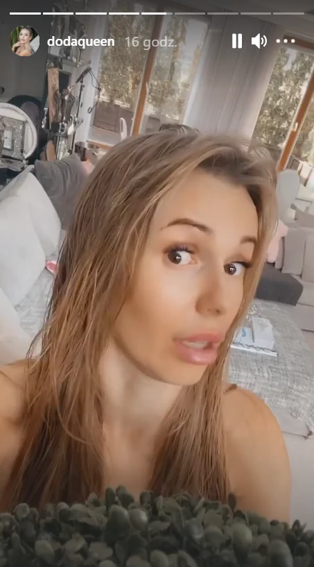 Naga Doda wyszła spod prysznica i nagrała krótkie wideo /https://www.instagram.com/dodaqueen/