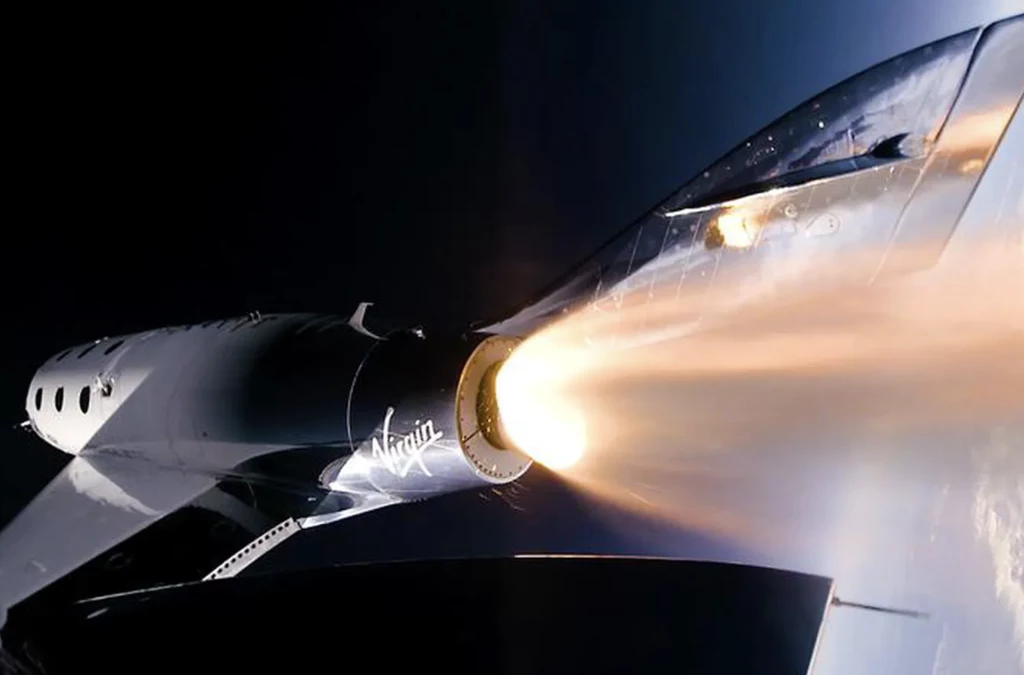 VSS Unity należący do Virgin Galactic