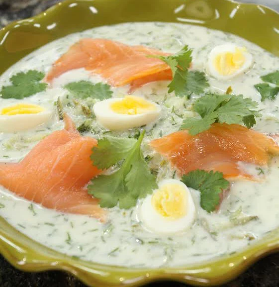 Chłodnik ogórkowy według przepisu Ewy Wachowicz