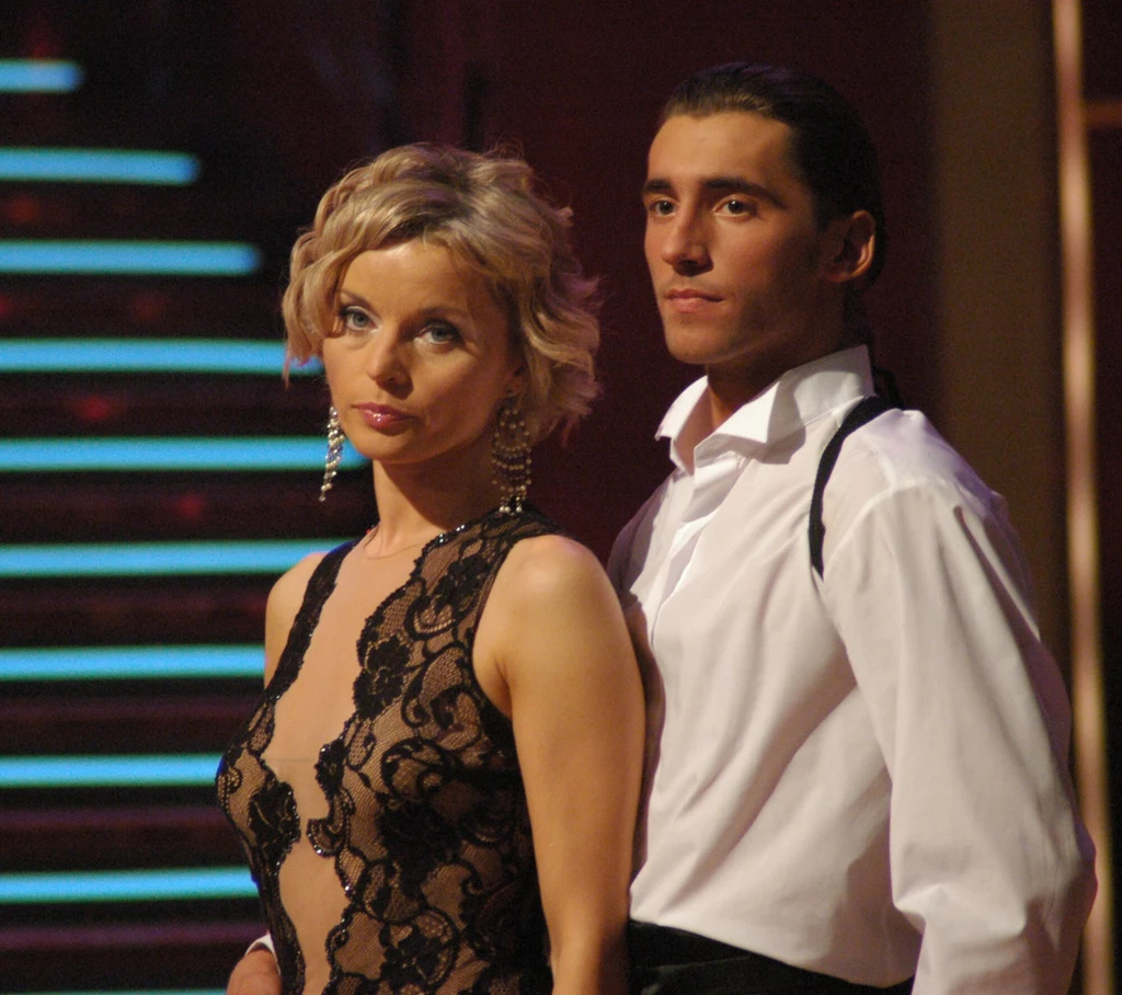 Małgorzata Foremniak i Rafał Maserak podczas show "Taniec z Gwiazdami" - rok 2005