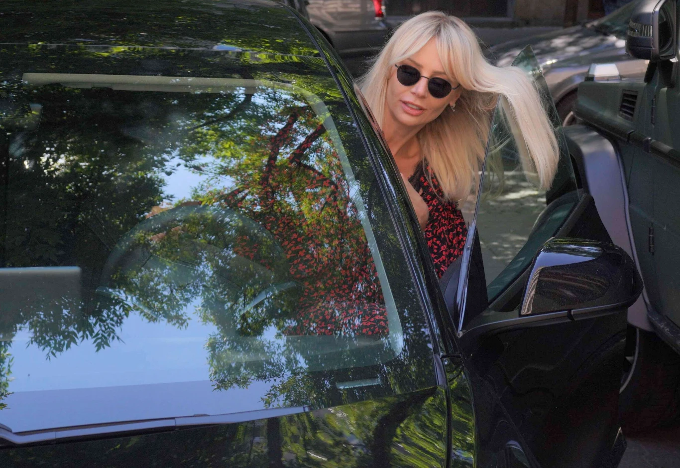 Auto Agnieszki Woźniak-Starak nie należy do tanich modeli Auto Agnieszki Woźniak-Starak nie należy do tanich modeli