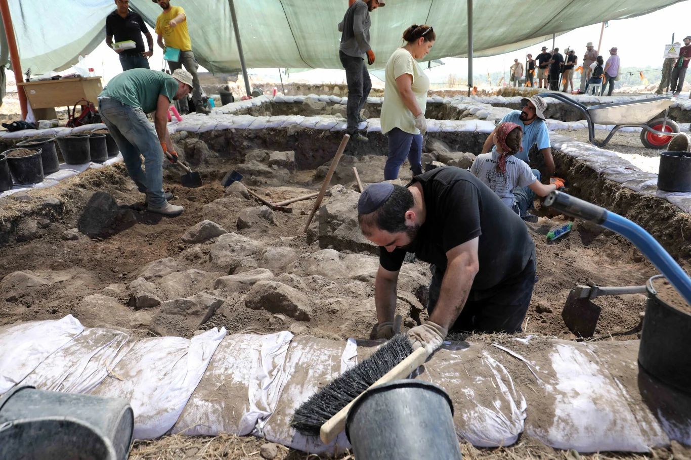 Stanowisko archeologiczne w południowym Izraelu Stanowisko archeologiczne w południowym Izraelu