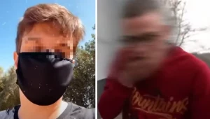 YouTuber (z lewej) miał znęcać się nad osobą z niepełnosprawnością