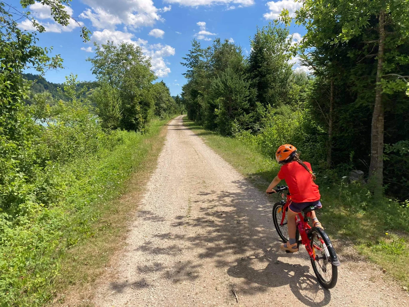 Zdjęcie Katarzyny Gędek-Tyrcz z wyprawy rowerowej do Karyntii na Drauradweg w Austrii