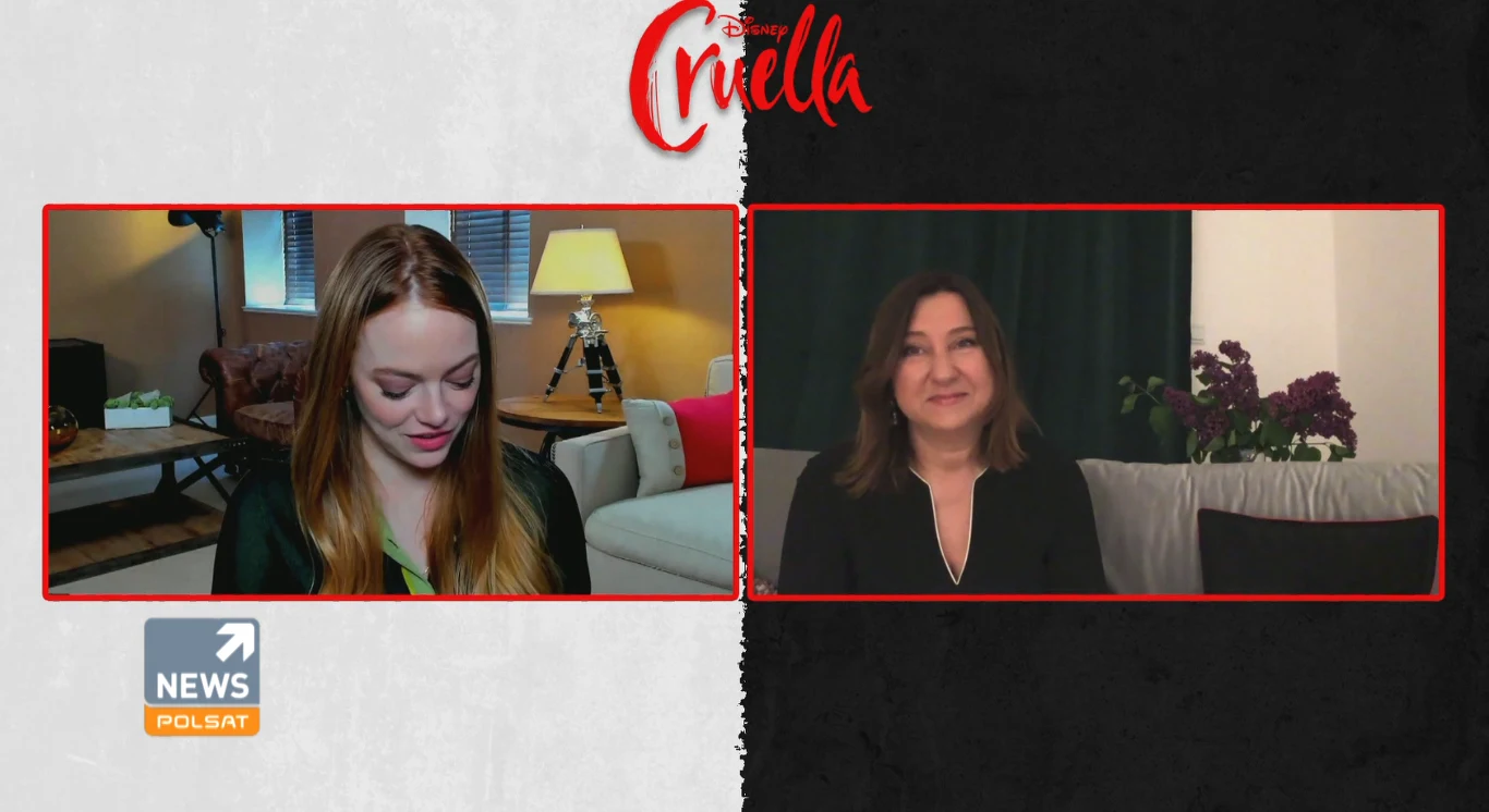 Emma Stone udziela wywiadu Agnieszce Laskowskiej Emma Stone udziela wywiadu Agnieszce Laskowskiej