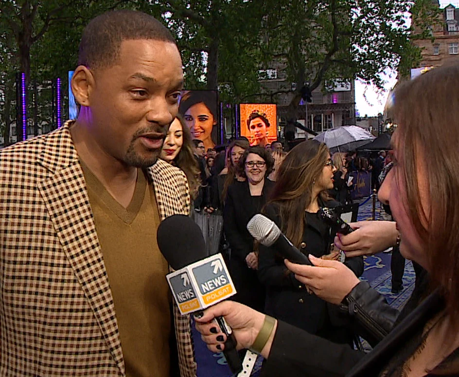 Will Smith w trakcie wywiadu Will Smith w trakcie wywiadu