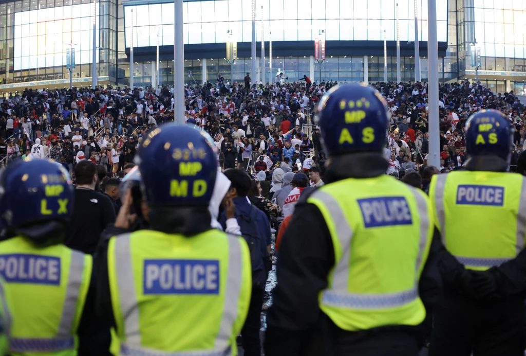 Okolice Wembley, 11 lipca 2021 roku Okolice Wembley, 11 lipca 2021 roku