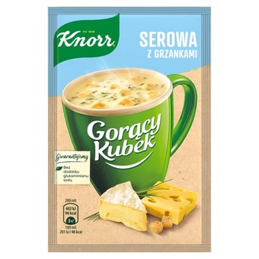 Knorr Gorący Kubek Serowa z grzankami 22 g - 0