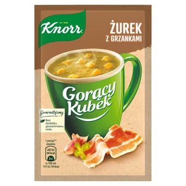 Knorr Gorący Kubek Żurek z grzankami 17 g - 0