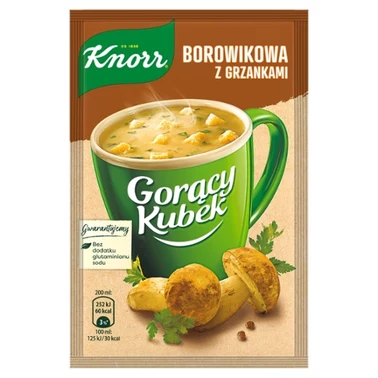 Knorr Gorący Kubek Borowikowa z grzankami 15 g - 0
