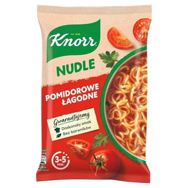 Knorr Nudle Pomidorowe łagodne Zupa-danie 65 g - 0