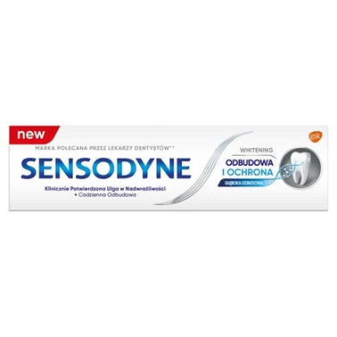 Sensodyne Whitening Wyrób medyczny pasta do zębów z fluorkiem odbudowa i ochrona 75 ml - 10
