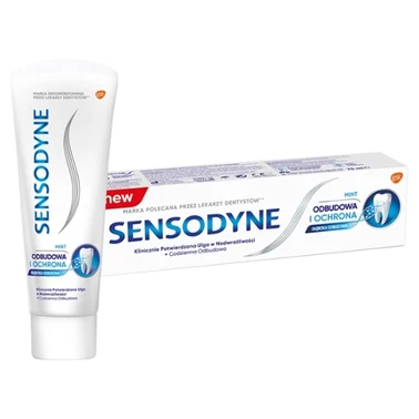 Sensodyne Mint Odbudowa i Ochrona Wyrób medyczny pasta do zębów z fluorkiem 75 ml - 3