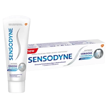 Sensodyne Whitening Wyrób medyczny pasta do zębów z fluorkiem odbudowa i ochrona 75 ml - 9
