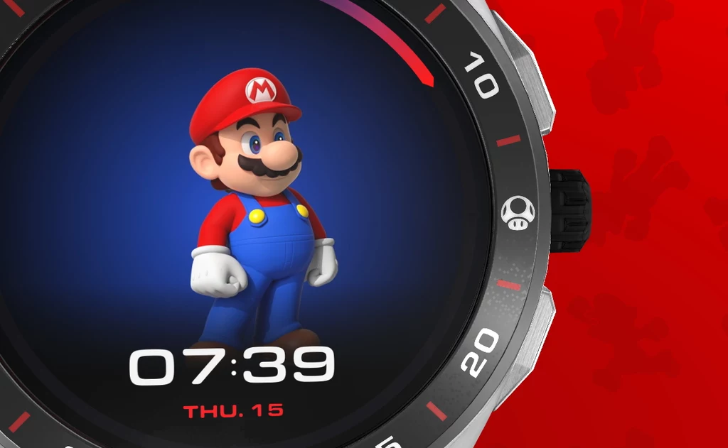 Tag Heuer mocno stawia na funkcje ćwiczeń zegarka, pisząc, że "pozytywna i aktywna osobowość Mario zachęci użytkowników tego smartwatcha do korzystania z ruchu", co wydaje się nieco naciągane. Tarcza staje się "żywsza i bardziej animowana, im bardziej użytkownik jest aktywny". Tag Heuer mocno stawia na funkcje ćwiczeń zegarka, pisząc, że "pozytywna i aktywna osobowość Mario zachęci użytkowników tego smartwatcha do korzystania z ruchu", co wydaje się nieco naciągane. Tarcza staje się "żywsza i bardziej animowana, im bardziej użytkownik jest aktywny".