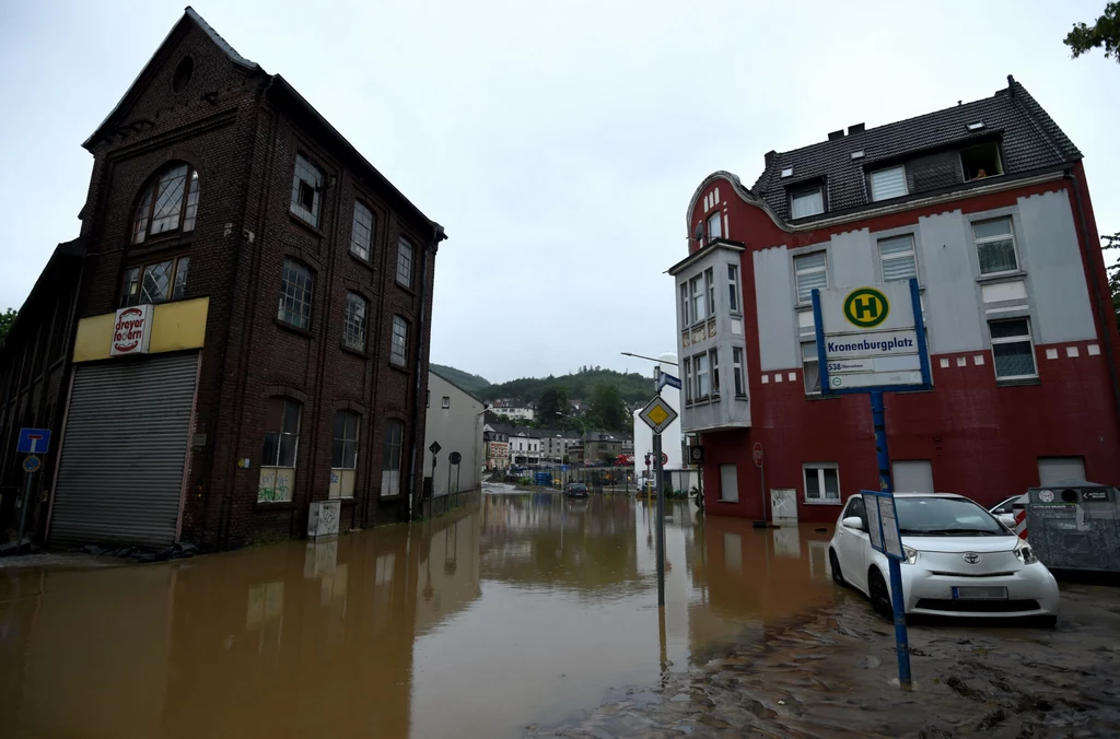 Zalane miasto Hagen na zachodzie Niemiec Zalane miasto Hagen na zachodzie Niemiec