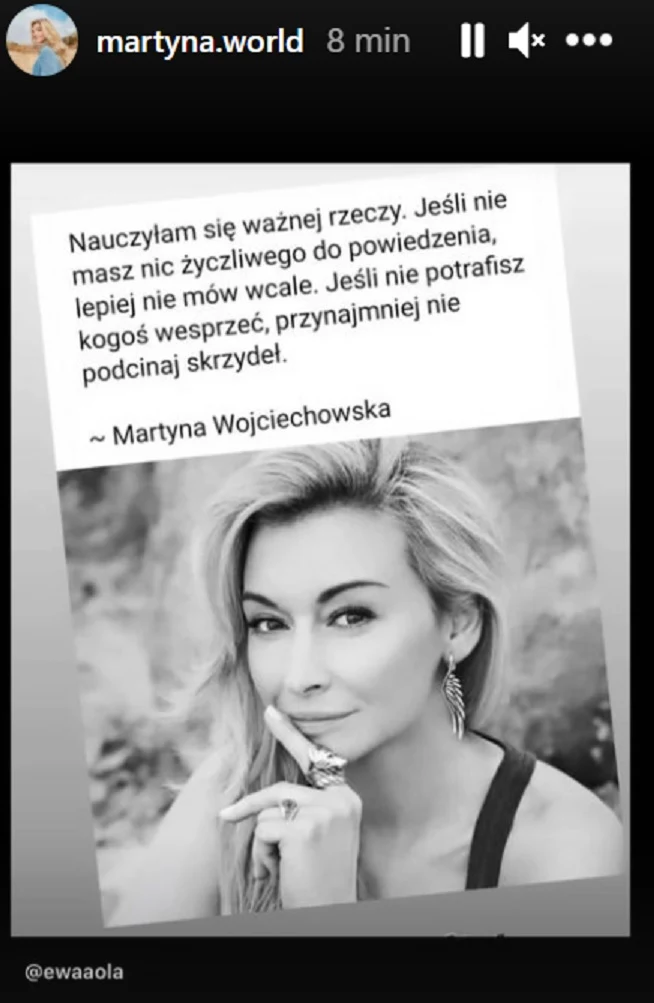 Martyna Wojciechowska w wymowny sposób skomentowała rozstanie z Przemkiem Kossakowskim 